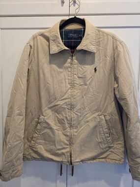 Polo by Ralph Lauren Men's Khaki Zip Jacket